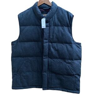 NWT Banana Republic downtown plaid puffer vest size XL